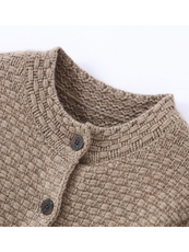 2025年秋季新款三针重磅针织女士开衫外套时尚休闲通勤百搭，女装羊绒衫，美高戎羊绒