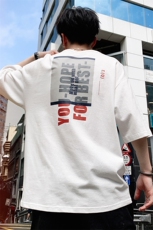 2021夏季新款短袖t恤男潮流港风休闲五分中袖上衣服DS341TP25，男装T恤，电商A102