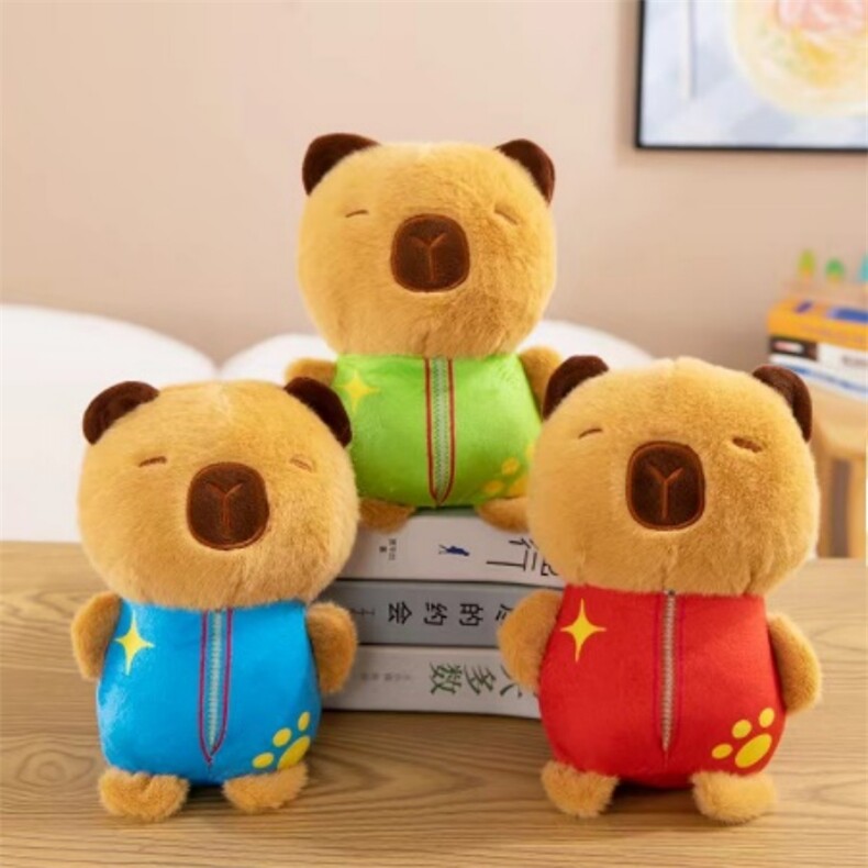 杨宁玩具 欧貂绒穿衣水豚