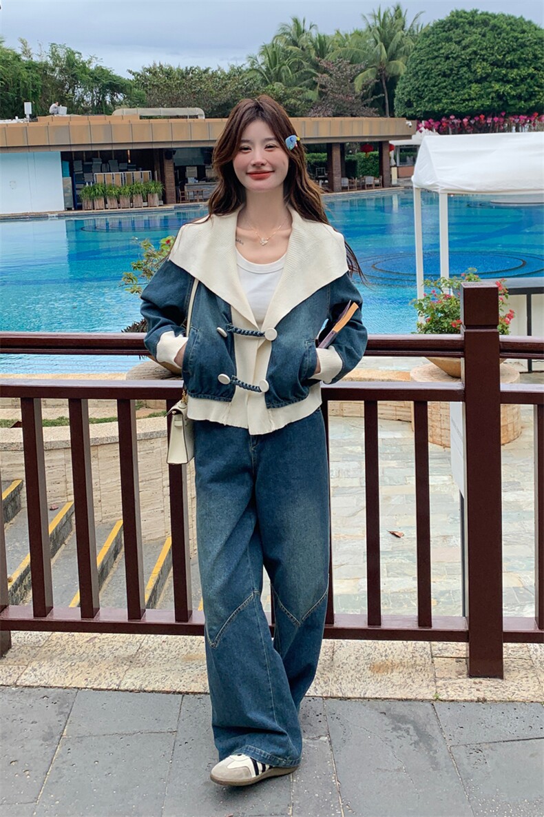 现货牛仔两件套C278-780-P195-K288,女装套装/套裙,2C278