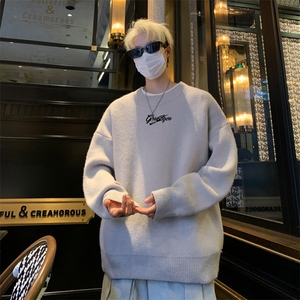 高质量！秋冬季半高领毛衣男加绒加厚线衣男针织衫男MY255-特p38图片