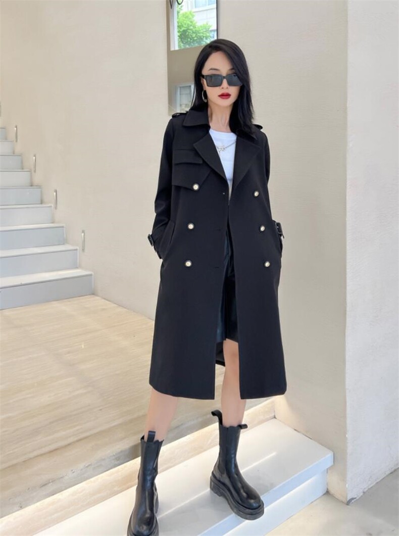 风衣外套，女装风衣，MZ 慕姿