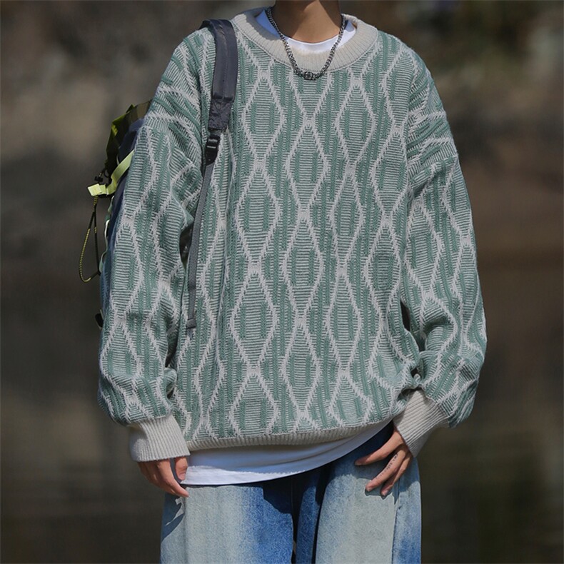 24年针织提花毛衣917-1M2302，男装针织衫/毛衣，星座917-1