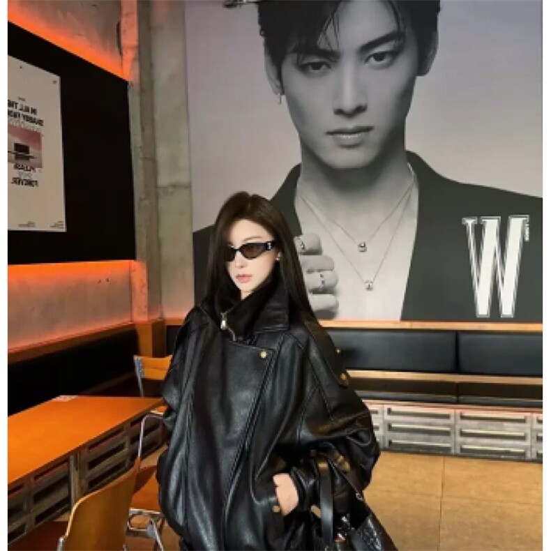 网图直播荔枝纹蛋白皮【伯明翰黑武士】外套JK501-P108，女装短外套，星座1213