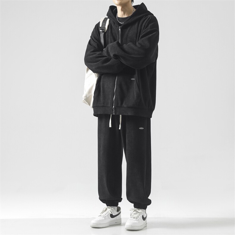 宽松休闲三件套潮流新品套装坠感亲肤简约SJT873-特批176,男装休闲套装,星座718