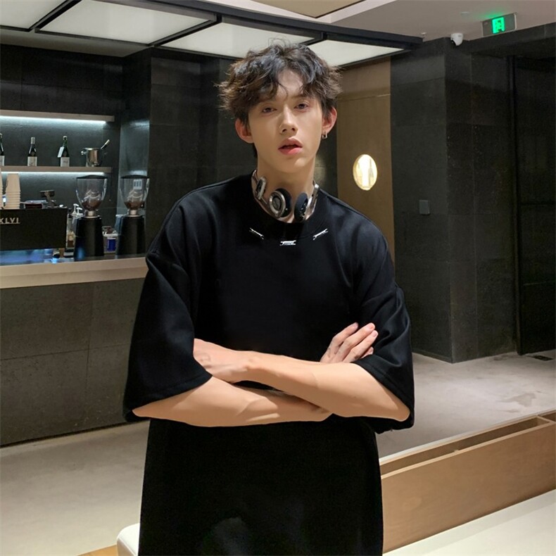 2024春夏季新款男休闲圆领短袖T恤BW51P37,男装T恤,星座1116-2