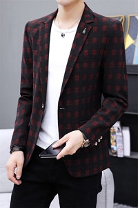 秋装新款男士休闲西服小西装外套商务秋季便服单西A112-X15-P85图片