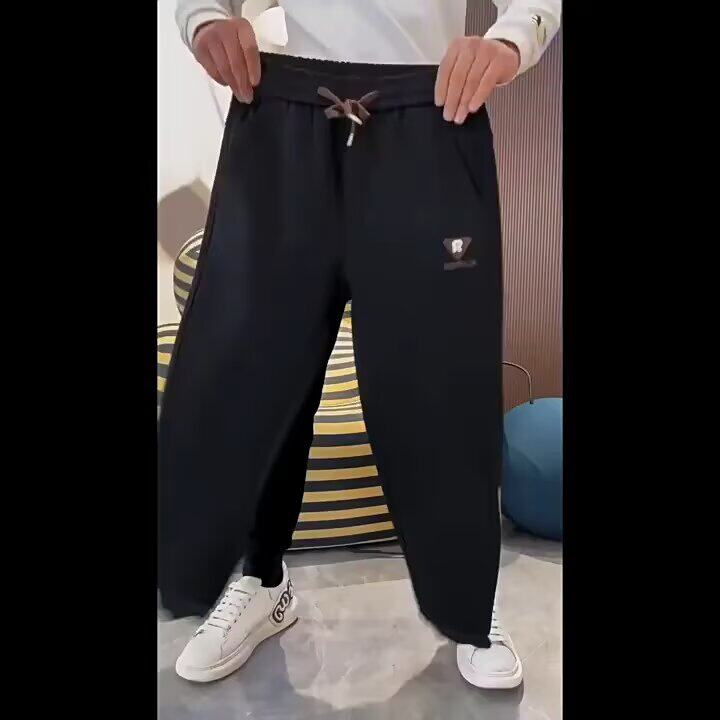 春季新款休闲裤男流行渐变色简约小脚长裤青年帅气显高流行束脚裤,男装休闲裤,星座506A