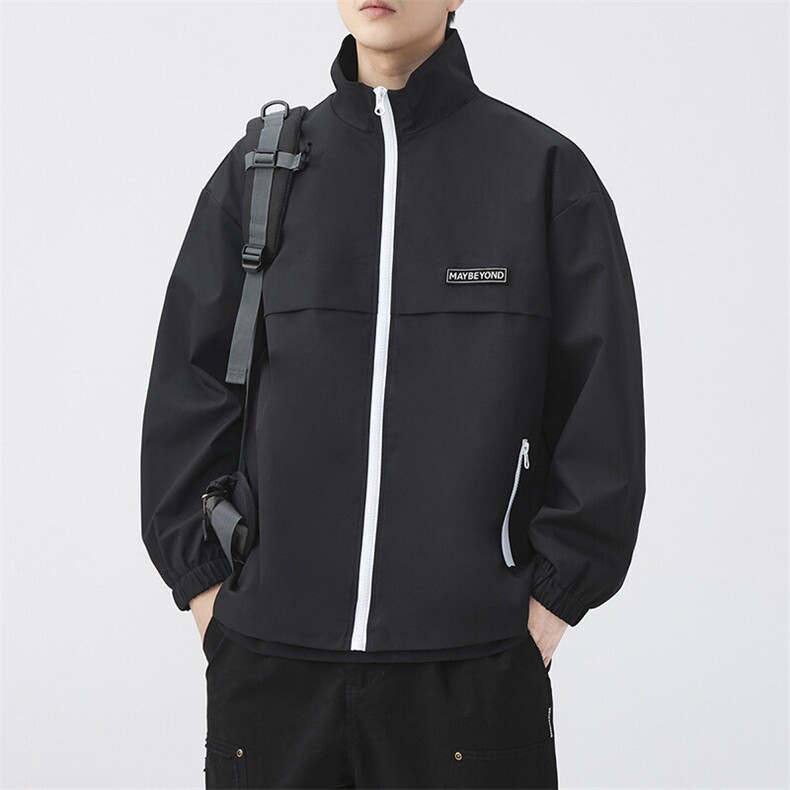 秋季宽松夹克男立领上衣外套DSA157B-JK7862-P58,男装夹克,电商A157B