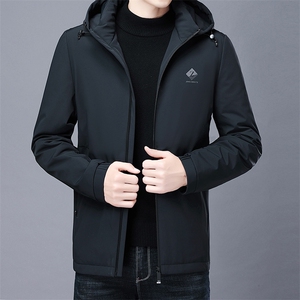 AN9189钱塘2020-3秋冬新款中年男士简约休闲连帽羽绒服外套P248图片