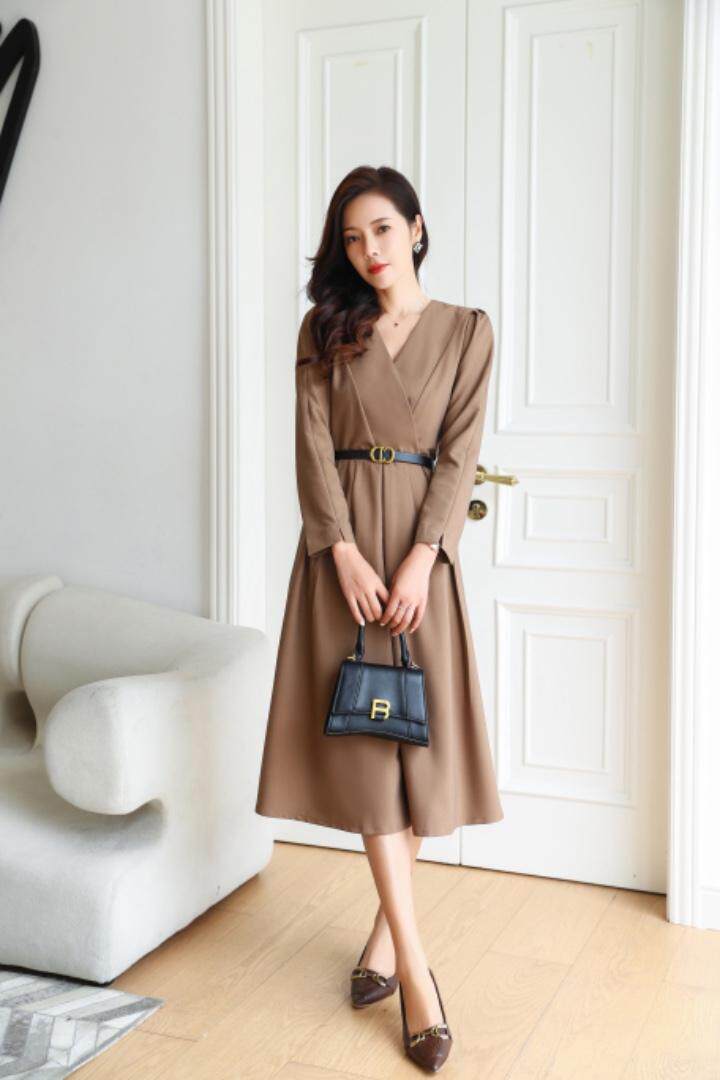 气质连衣裙，女装连衣裙，蓝芝衣秀