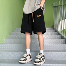 美式牛仔裤男韩版潮流松紧腰帅气2023夏季新款ins五分裤RK772-P37，男装牛仔裤，星座412-3