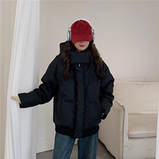 M801-P103冬季加厚男款棉服保暖冬装宽松百搭棉衣面包服外套，男装棉衣，电商B323A