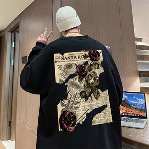 直播360克重磅美式潮牌印花卫衣Y108特P28 同步供应华棉品质图片