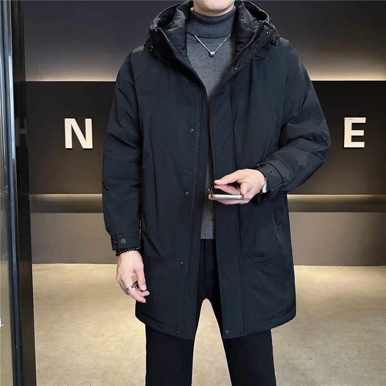 标50绒中长款男士羽绒服冬季2025新款风衣外套A313-9915-P275,男装风衣,电商A313