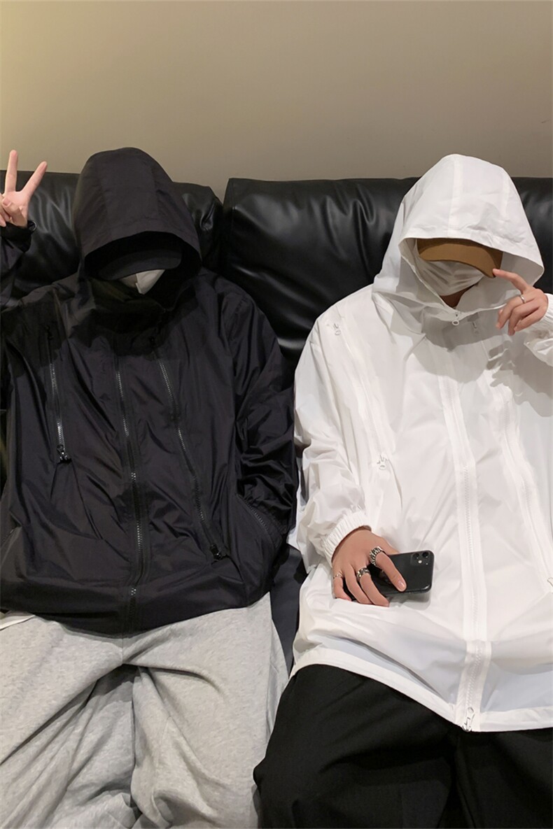 F8888/P50防晒指数UPF50+有报告防紫外线防晒服男外套防晒衣,男装防晒衣,电商A141