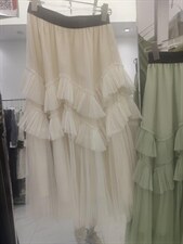 春装新款纱裙半截裙，其它，迷吉meeggle