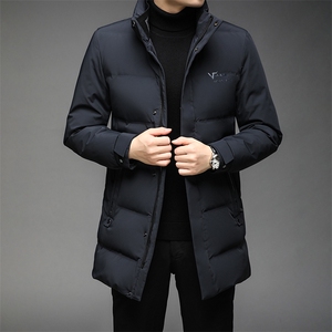 羽绒服男中长款2023新款冬装时尚立领男士休闲外套HYD2125-P305图片