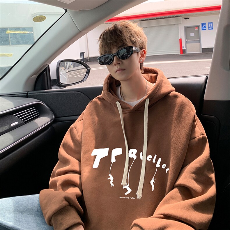连帽卫衣男大码胖子帽衫大号运动服WY2449-P35,男装卫衣,电商A040