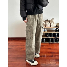 美式复古迷彩工装休闲裤新款无品牌日系百搭文艺ins流行N7685，男装休闲裤，星座1116A（原606A-3）