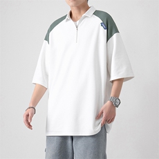 夏季新款亮色字母设计休闲圆领潮流男士短袖ZDP3319-P53，男装T恤，星座717