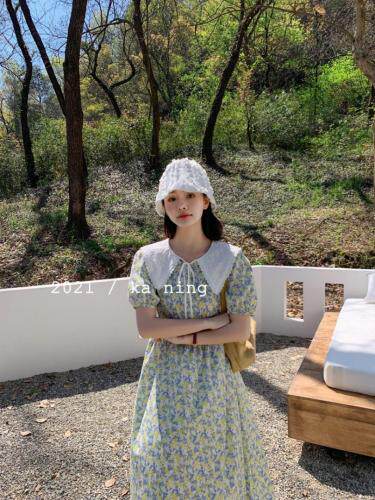 夏装小碎花，女装，咔柠