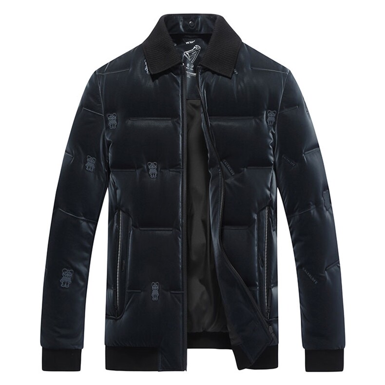 B221665钱塘2020-3冬季新款男士羽绒服小熊青年款主推90鸭绒P280,男装羽绒服,钱塘207-3