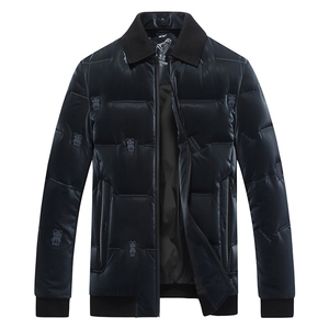 B221665钱塘2020-3冬季新款男士羽绒服小熊青年款主推90鸭绒P280图片