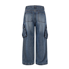 潮流宽松工装牛仔裤高街潮牌休闲裤A161-K5052-P68118元，男装牛仔裤，电商A161