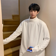 神！！8XL-M打底衫男秋冬德绒高领T恤特大码长袖TBG1102P35控55，男装T恤，电商D206-1