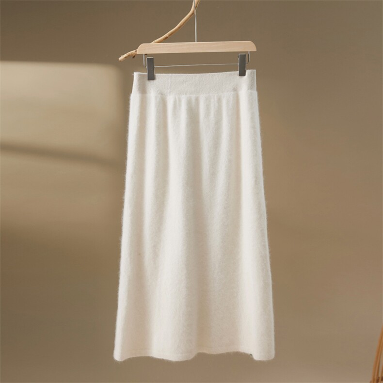 2025年秋季一线时尚百搭通勤裙子，女装半身裙，美杜莎羊绒