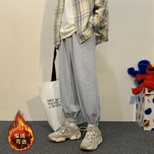 加绒2023秋冬卫裤高弹健康布聚酯纤维WK602-1-特批22加绒批30图片