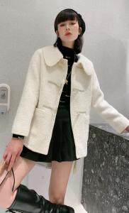 娃娃领貂绒秋冬款，女装，茗格拉