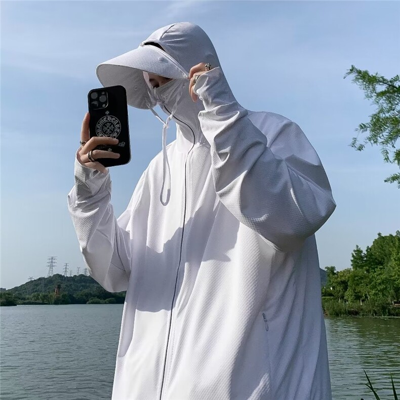 夏季防晒衣男2023新款防紫外线薄款防晒服户外钓鱼外套W4903-P39,男装防晒衣,星座412-2