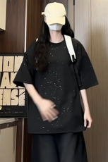 量大优供视频300g重磅满天星短袖t恤男xxt200-特p19，男装T恤，电商B371