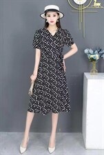 碎花连衣裙，女装连衣裙，依启蒙(1F)