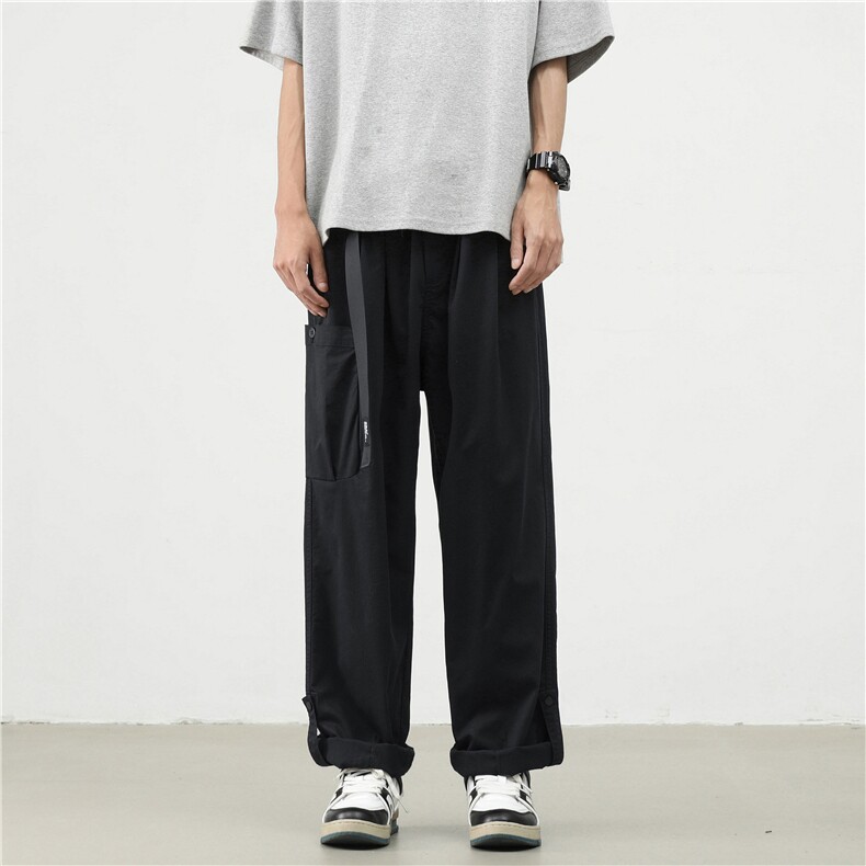 新款卡扣卷边工装休闲裤大码M~5XL XZ604-KG59-P60控78图片