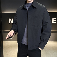 标50绒男士羽绒服冬季2025新款暗扣夹克外套A313-25662-P215，男装夹克，电商A313