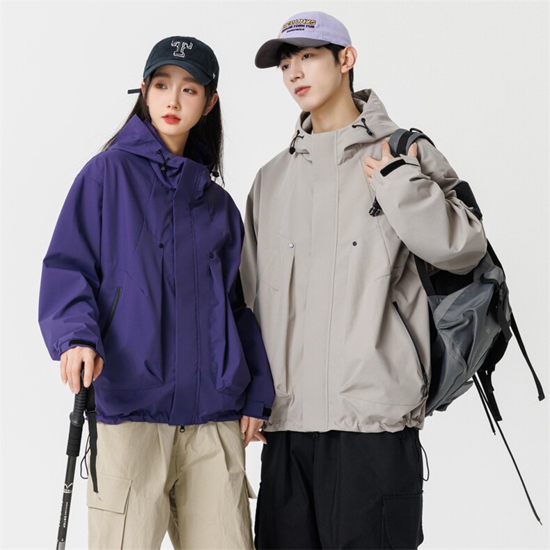 春季现货户外夹克男冲锋衣外套DSA157B-J111-P60图片