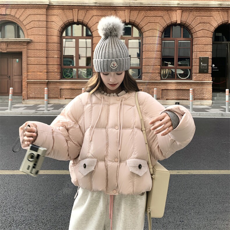 【】50绒粉色减龄羽绒服5591-P235-K358,女装羽绒服,2C305