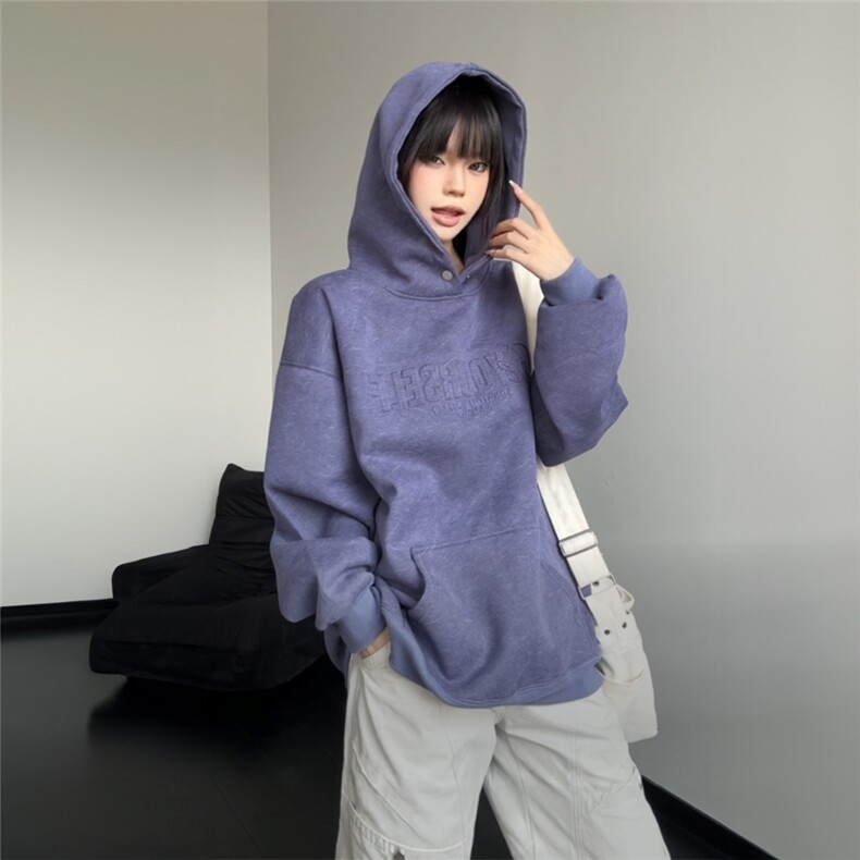 抖音904-2-CD612-P60加绒P70控98重磅卫衣连帽外套重磅男女潮，女装短外套，星座904-2