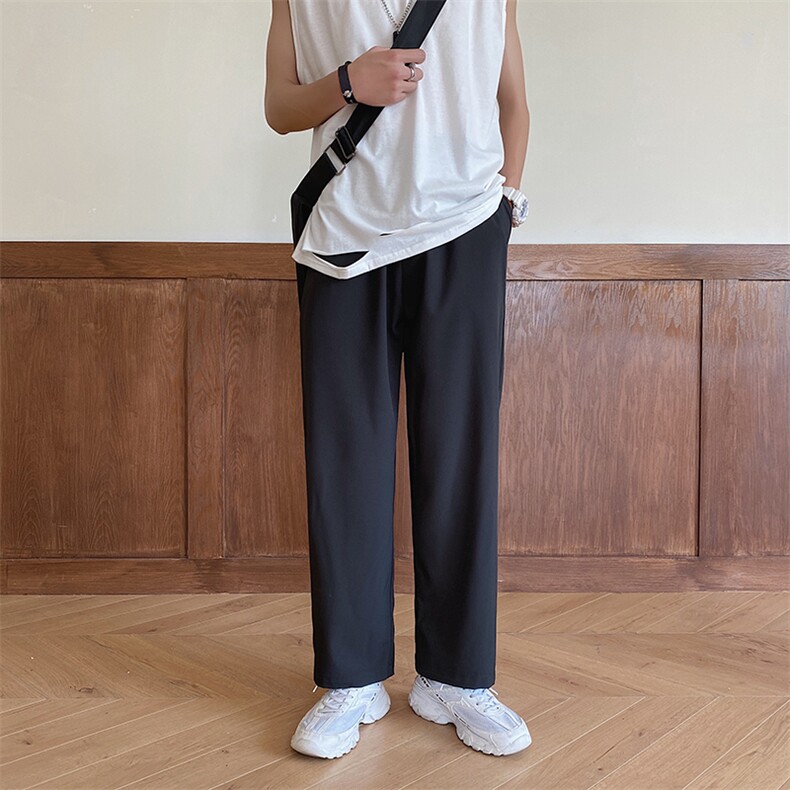 新款薄款长裤和五分裤短裤男士夏季潮流潮牌薄款休闲西裤,男装休闲裤,电商A102B