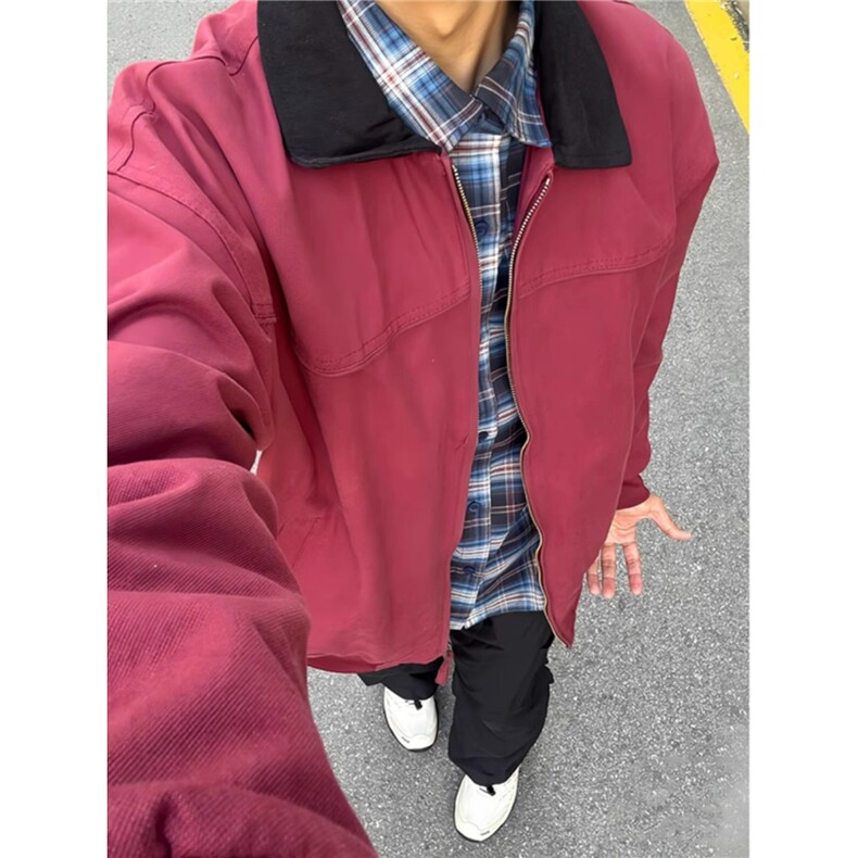 复古潮牌工装底特律外套男街头宽松夹克春秋上衣1008-LW800-p69,男装夹克,星座1008-1