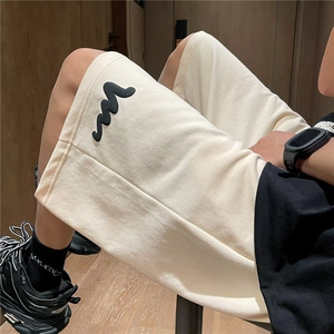 美式篮球运动短裤男夏季新款宽松休闲中裤潮牌阔腿五分裤HX55-P25图片