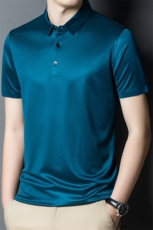 POLO衫男士短袖t恤翻领2023夏季新款潮牌休闲商务男装上衣，男装T恤，电商B212（原钱塘6029）