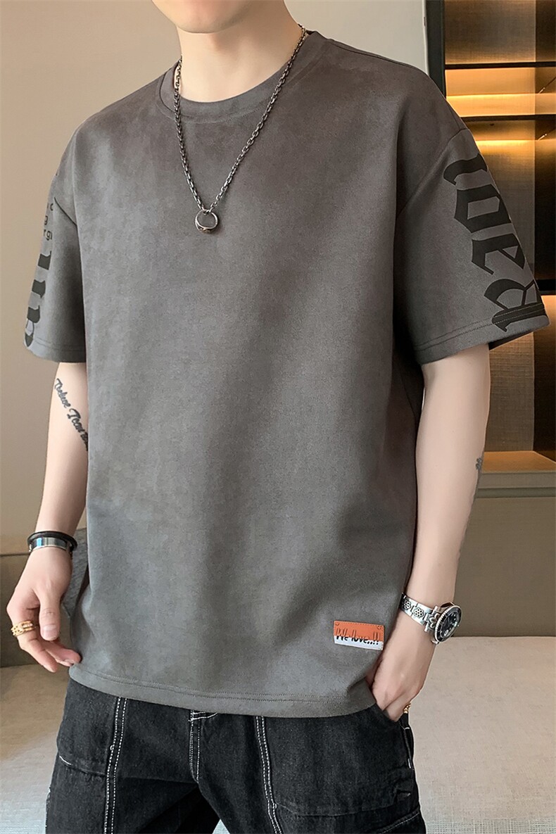 新款短袖男店主风夏季t恤休闲百搭印花圆领T恤男上衣TC3136-P35,男装T恤,星座717