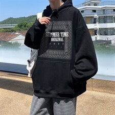2024秋冬季港风情侣连帽宽松打底卫衣大码A071-W556-P45,男装卫衣,电商A071