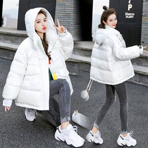 2020冬季新款彩色魔术贴连帽棉服休闲舒适保暖棉服外套,女装棉衣/棉服,曼娅璐