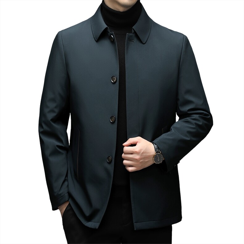 CSYR21988钱塘2020-2冬季厚款商务休闲简约中年男士羽绒服P180,男装羽绒服,钱塘207-2