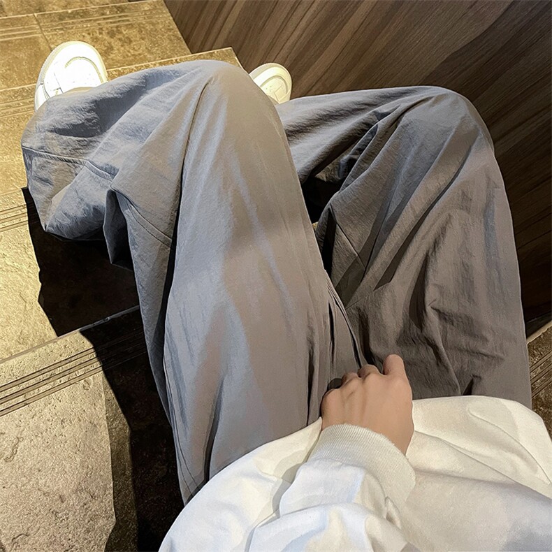 美式高街速干工装裤宽松运动裤男女显瘦休闲阔腿裤子秋Ek244-p36,男装休闲裤,星座1008